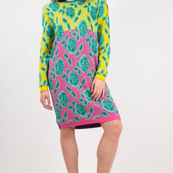 Betsey Johnson 80's label Vintage Sweater Dress! - Picture 6 of 10